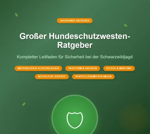🐗 Hundeschutzweste / Sauenschutzweste für die Jagd