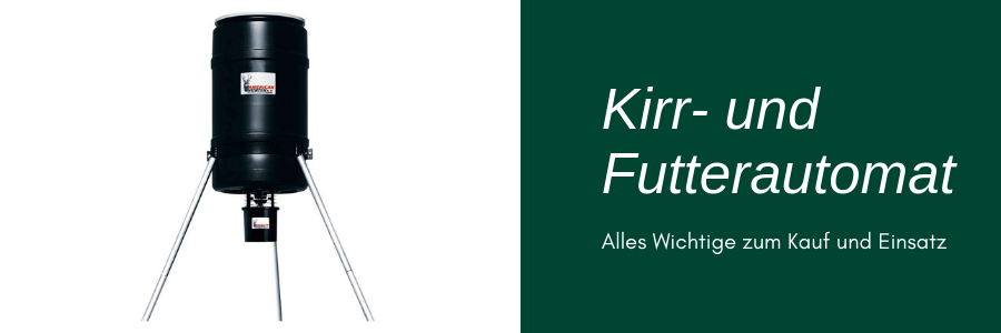 Kirrautomat und Futterautomat für Schwarzwild - Alles zum Einsatz und Kauf