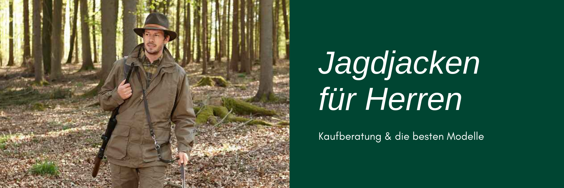 Jagdjacke für Herren - Modelle & Kaufberatung