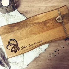 Servierbrett personalisiert Jägerhochzeit Geschenk