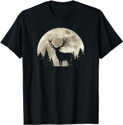 T-Shirt Vollmond Hirsch