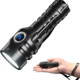 LED-Taschenlampe, EDC Tctical Taschenlampe, 900 Lumen, Hochleistungs-Mini-Taschenlampe