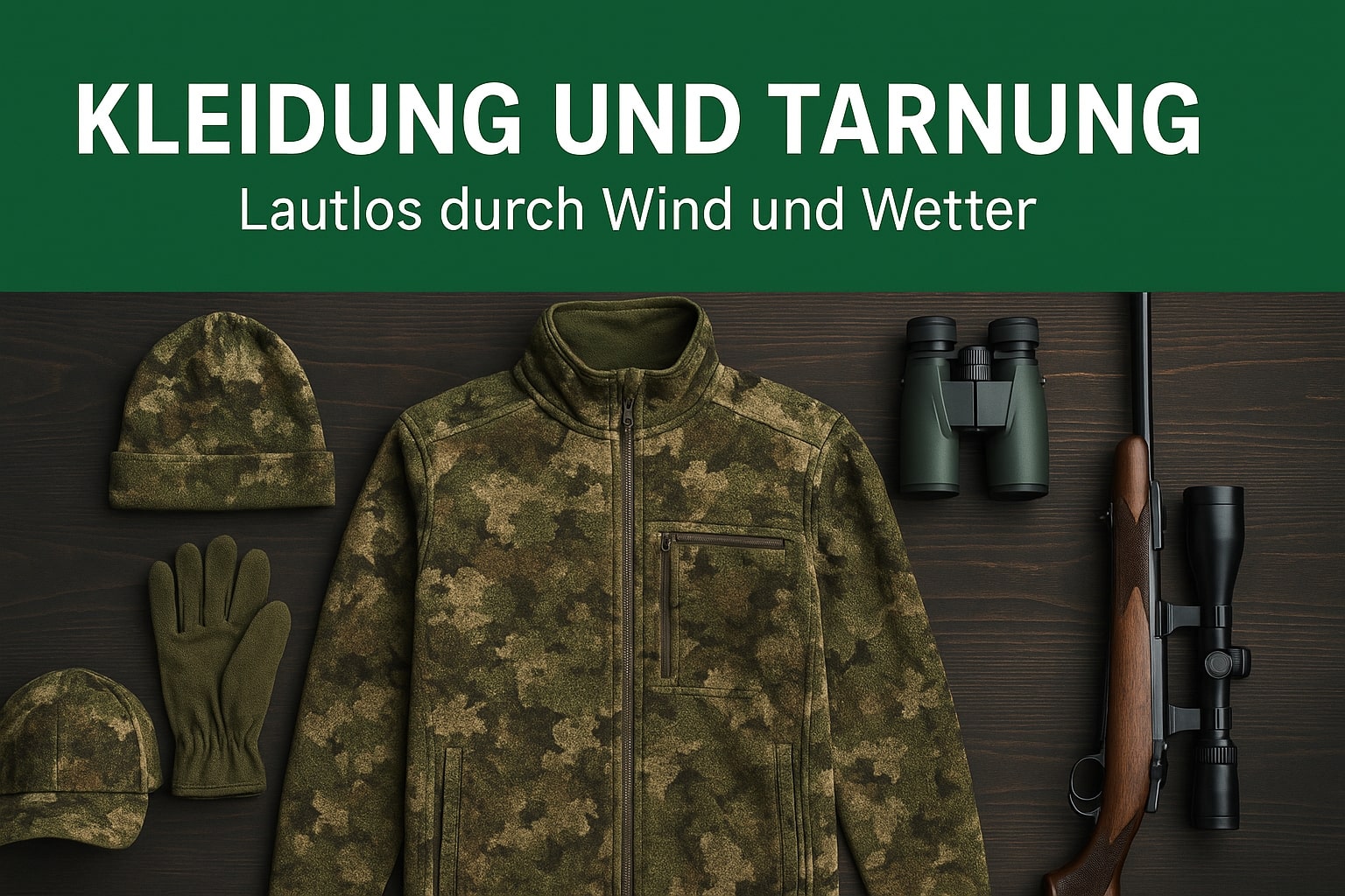 Ansitzagd Ausrüstung - die richtige Kleidung ist essentiell